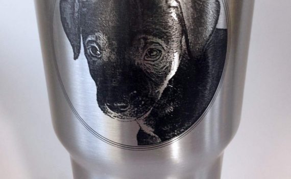 Get your Yeti or Ozark Trail laser engraved with your favorite photo!