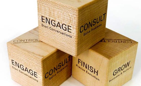 Personalized Blocks - Engraved wooden building blocks with your business logo or custom text/photo.