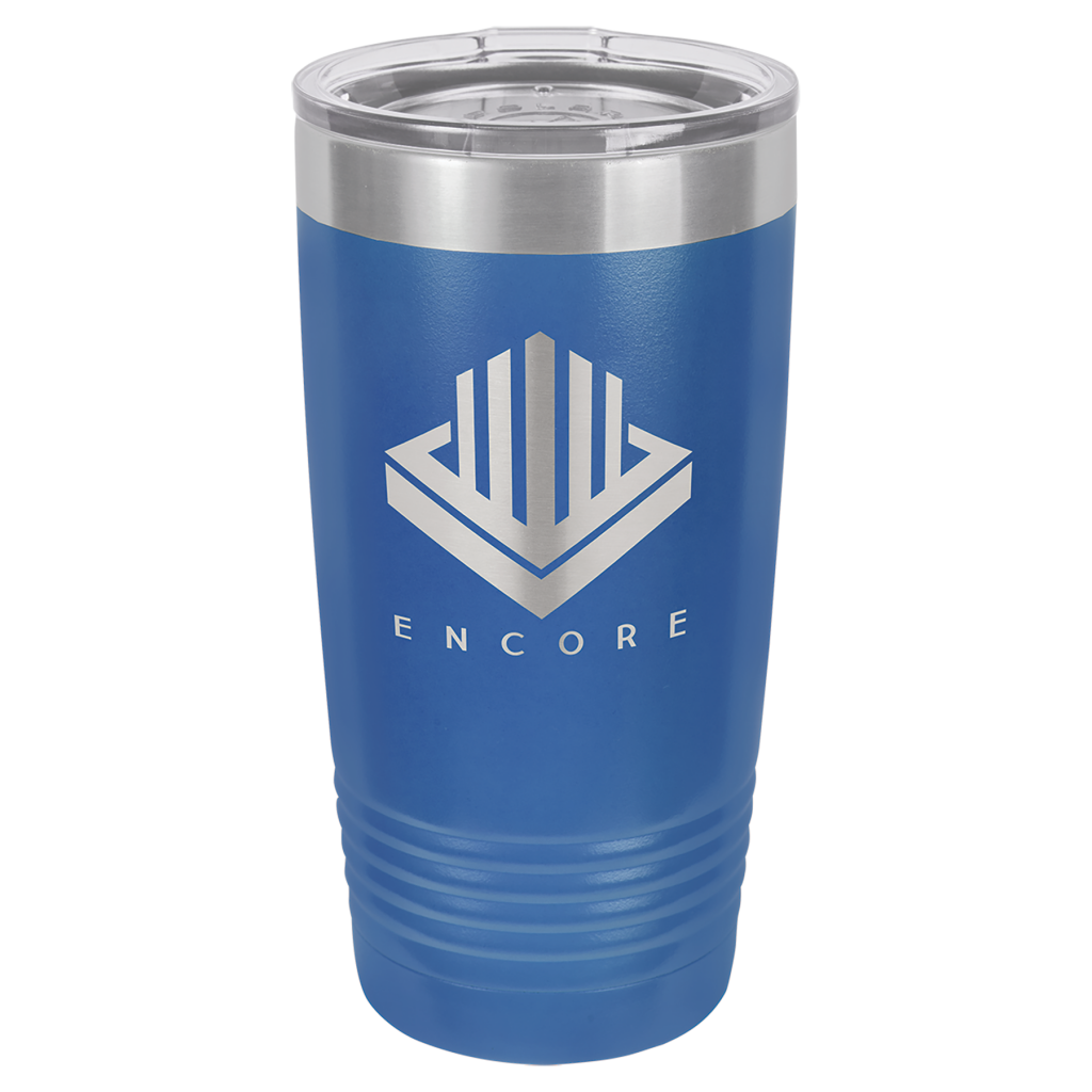 20ozroyalbluecustomstainlesssteel20ozinsulatedtumblerglass