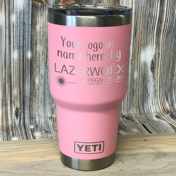 YETI-30-oz-bubblegum-pink-stainless-steel-tumbler-laser-engraved-personalized-logo-lazerworx
