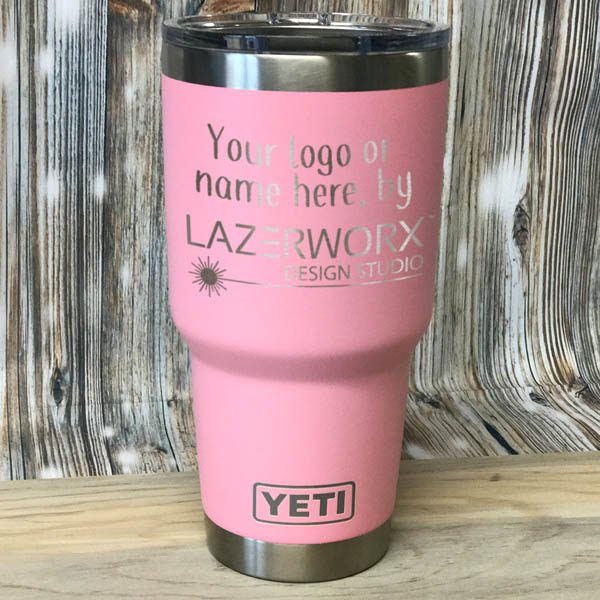 pink yeti coffee mug