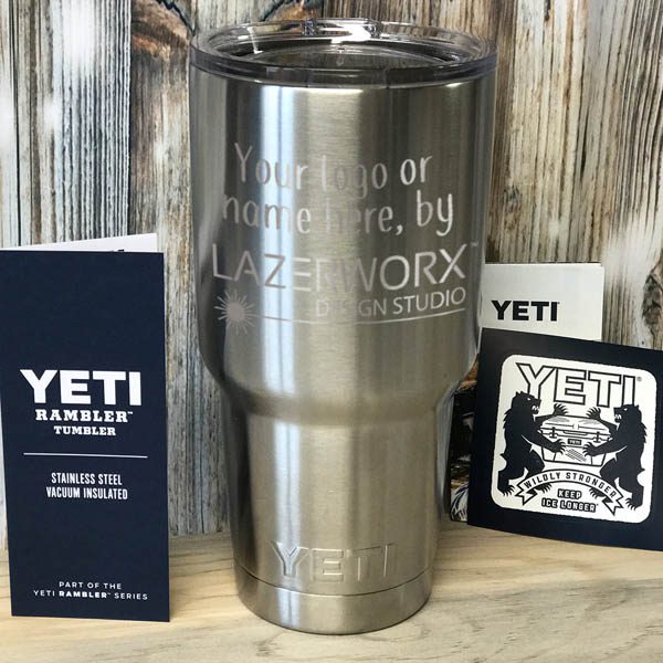 yeti tumbler silver