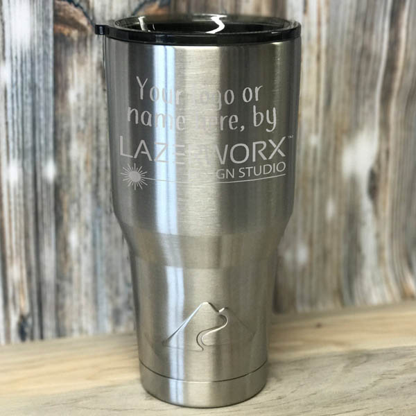 ozark-trail-30-oz-stainless-steel-tumbler-sand-blasted-etched-engraved-personalized-logo