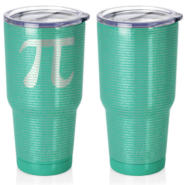 turquoise-30-oz-stainless-steel-SWIG-insulated-tumbler-laser-engraved-math-geek-science-teacher-pi-10000-digits