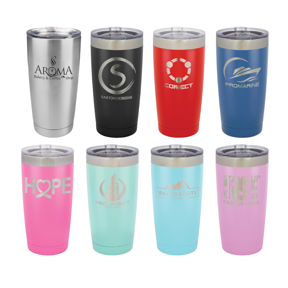 20 oz. Insulated Football Tumbler with Slider Lid - King Engraving