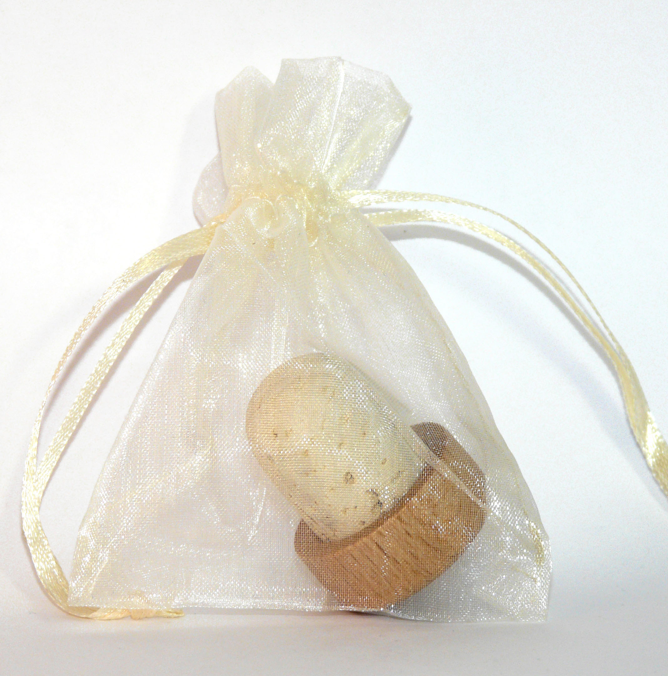 Ivory 3 x 4 Organza Favor Bags