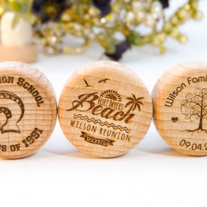 Anniversary and Reunion Personalized Wine Stoppers