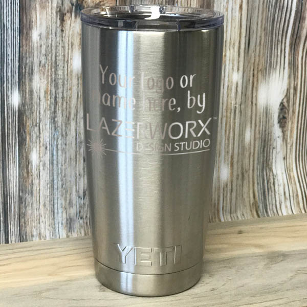 YETI-20-oz-silver-stainless-steel-tumbler-sand-blasted-engraved