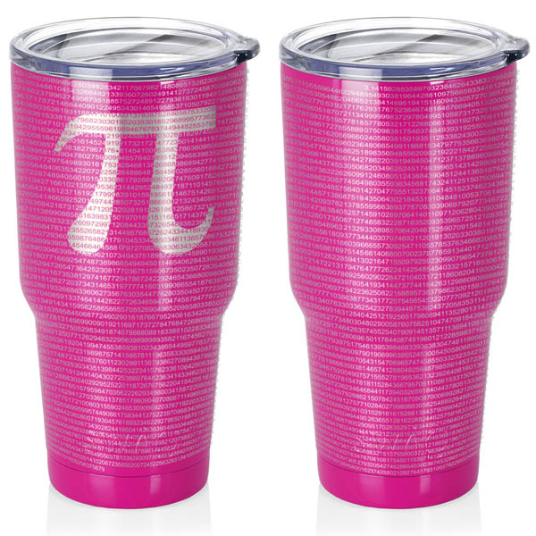 hot-pink-berry-30-oz-stainless-steel-SWIG-insulated-tumbler-laser-engraved-math-geek-science-teacher-pi-10000-digits