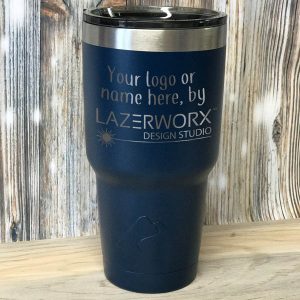 Logo Laser Engraved Yeti / Ozark Trail 30 oz Stainless Steel Tumbler Mug