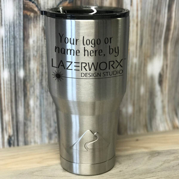 ozark-trail-30-oz-stainless-steel-tumbler-silver-laser-engraved-personalized-logo