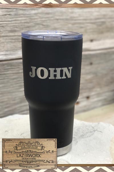 Personalized 20oz RTIC Tumbler - Laser Etched Designs - Insulated