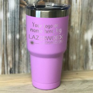 Logo Laser Engraved Yeti / Ozark Trail 30 oz Stainless Steel Tumbler Mug