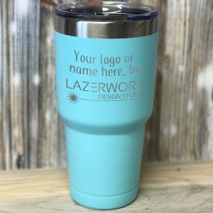 Logo Laser Engraved Yeti / Ozark Trail 30 oz Stainless Steel Tumbler Mug