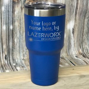 Logo Laser Engraved Yeti / Ozark Trail 30 oz Stainless Steel Tumbler Mug